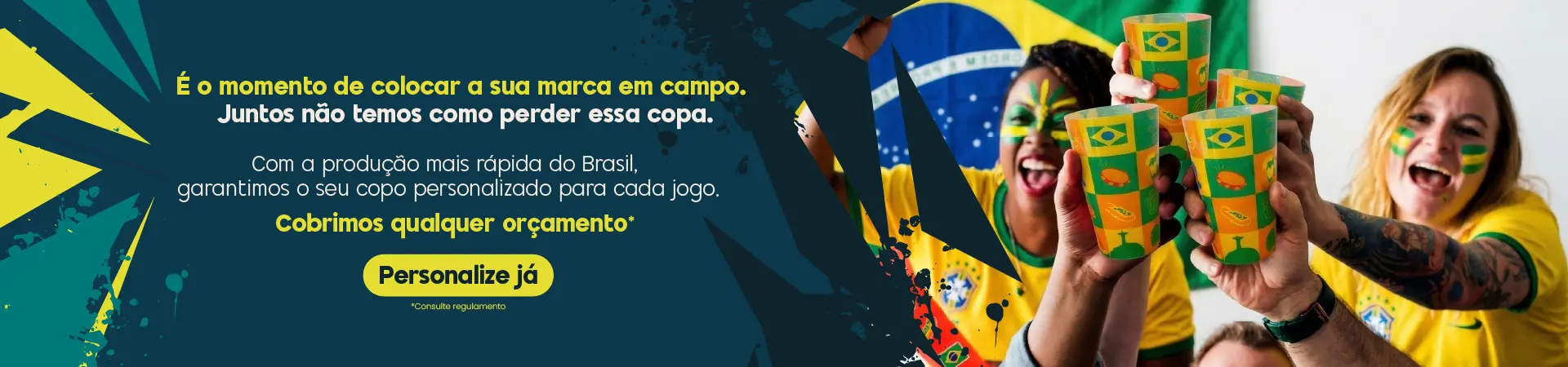 Copa do Mundo com Copo Eco!